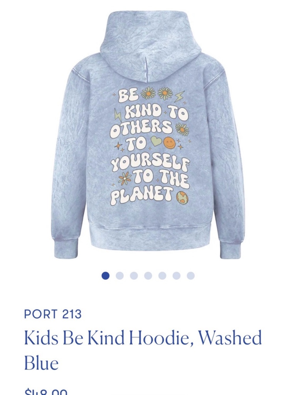 Port 213 sweatshirt. Size small (6-7).